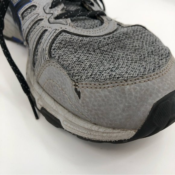 Asics Gray Black Athletic Sneakers | Breathable Comfort Non-Slip - Picture 9 of 9